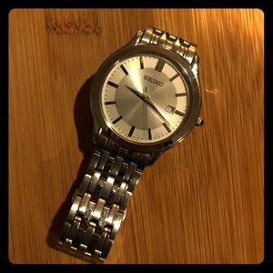 Seiko Men’s Stainless Steel Silver Watch